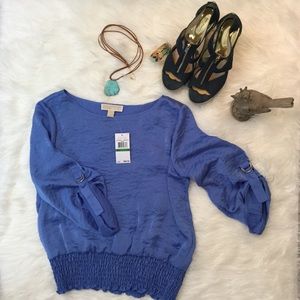 Micheal Kors Silky Oxford Blue NWT